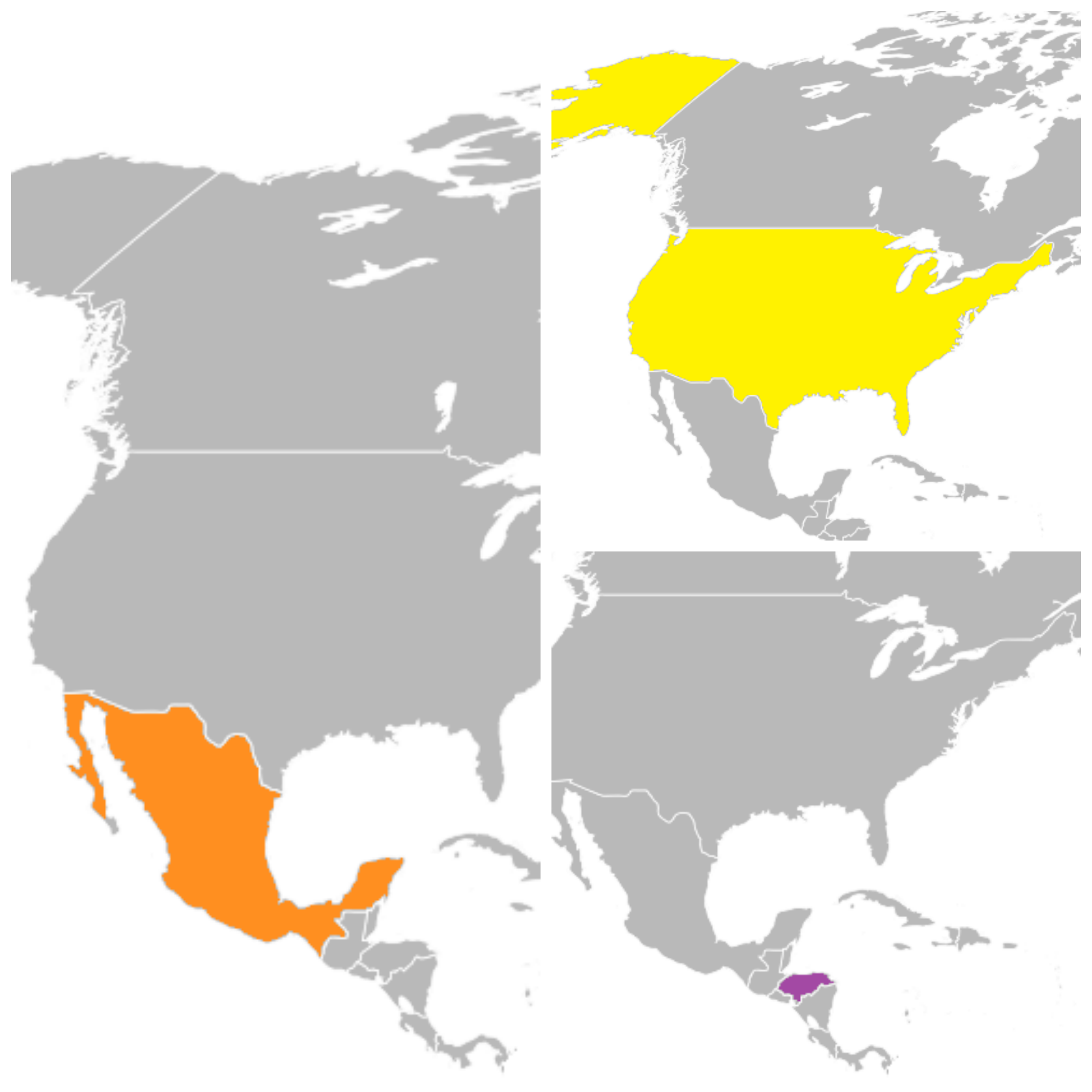 América Central y Norteamérica – MiMontessori, image size:2000x2000